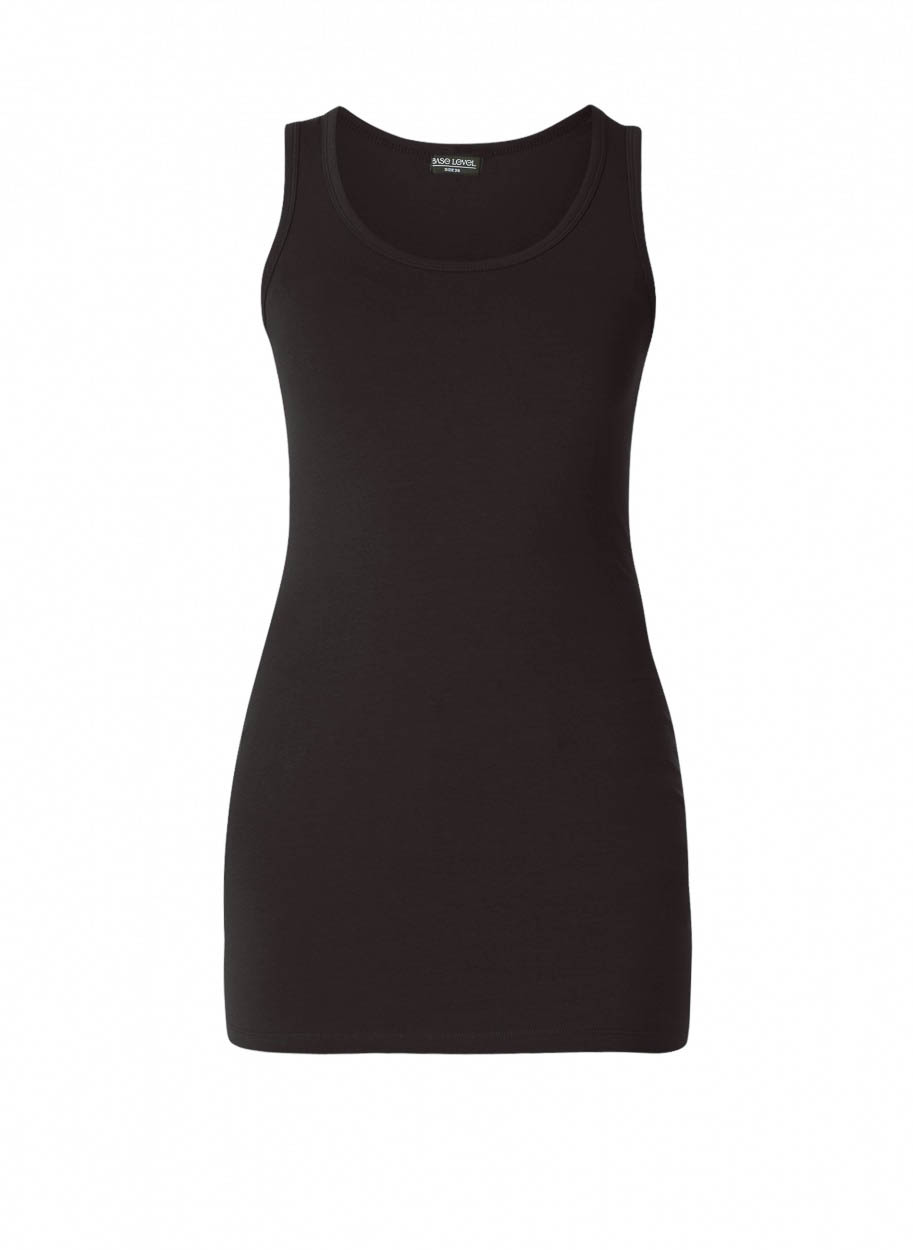 BASE LEVEL Yamin Top - Black - maat 48