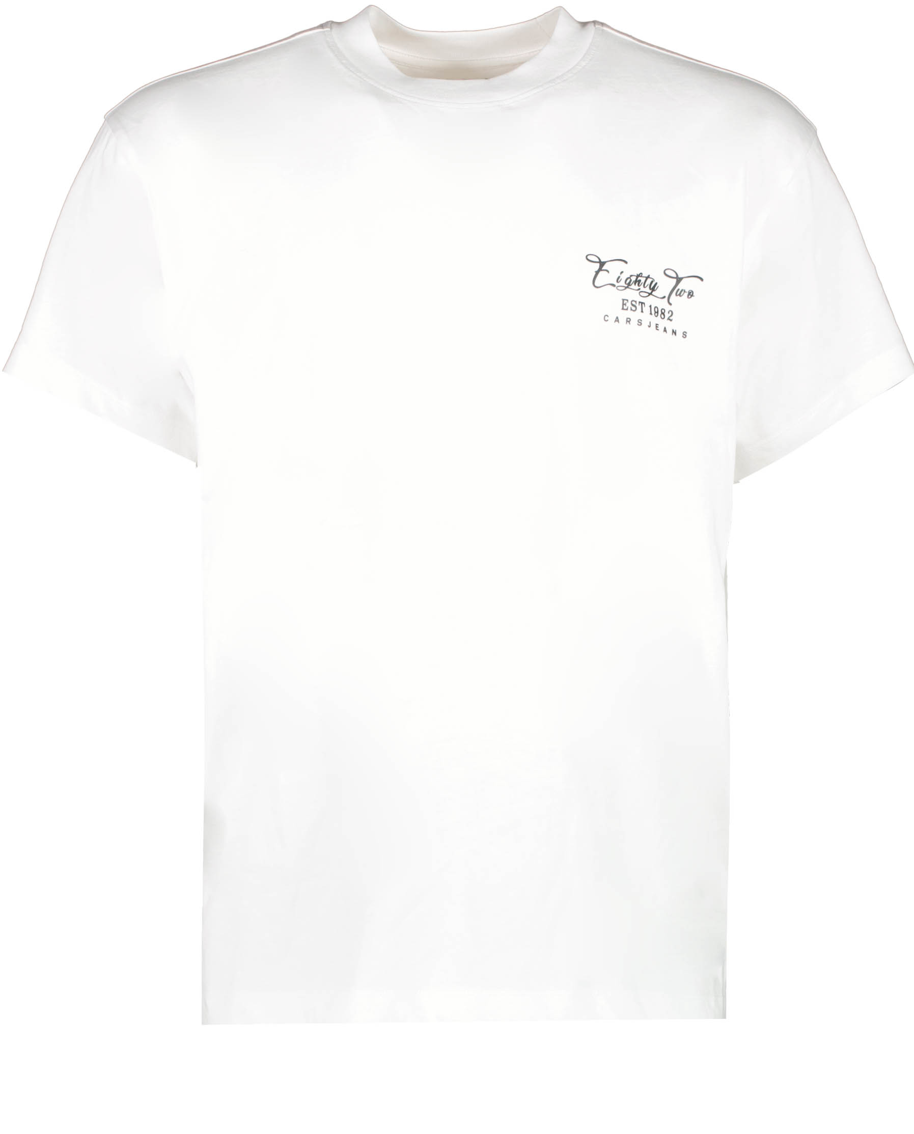 Cars Jeans T-shirt Mezzo Ts Backprint 60750 White 23 Mannen Maat - S