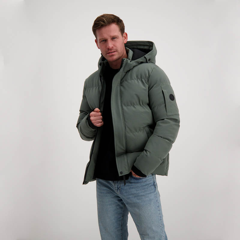 Cars Jeans Jas Bronx 66276 Olive Mannen Maat - XL
