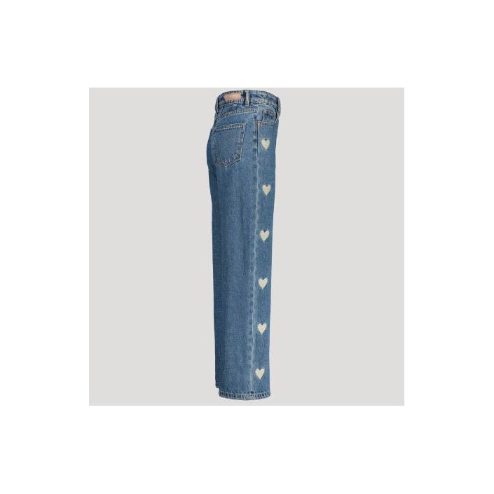 Vingino Ki Cato Heart Jeans Light Vintage | Freewear Ki Cato Heart Jeans - www.freewear.nl - Freewear