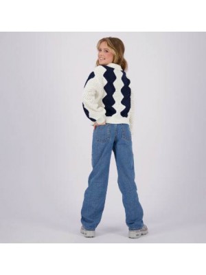 Vingino Ki Cato Heart Jeans Light Vintage | Freewear Ki Cato Heart Jeans - www.freewear.nl - Freewear