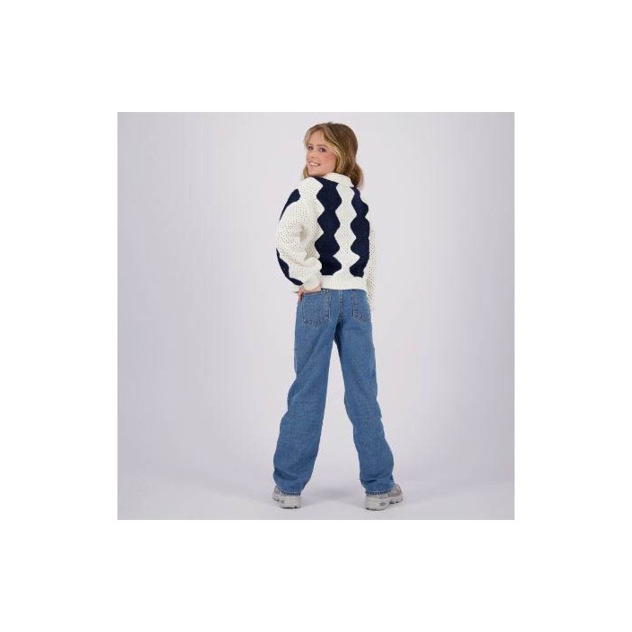 Vingino Ki Cato Heart Jeans Light Vintage | Freewear Ki Cato Heart Jeans - www.freewear.nl - Freewear