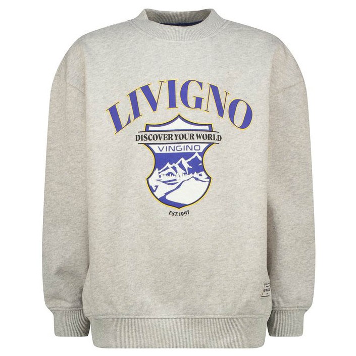 Vingino Nuri Sweater Fearless grey melee | Freewear Nuri Sweater - www.freewear.nl - Freewear