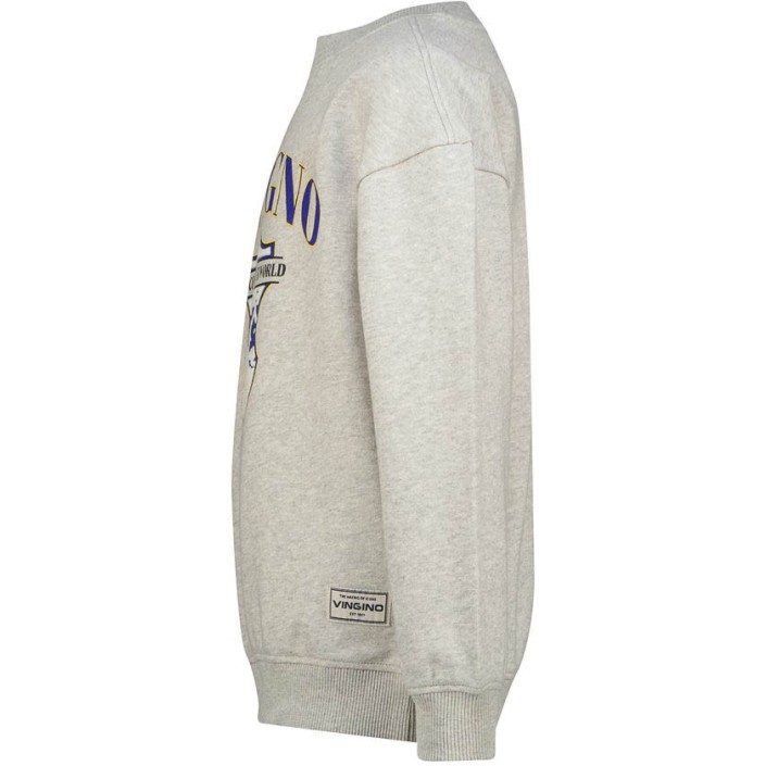Vingino Nuri Sweater Fearless grey melee | Freewear Nuri Sweater - www.freewear.nl - Freewear