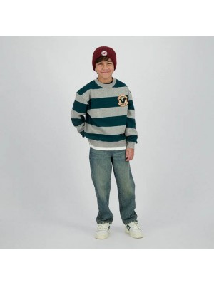 Vingino Nikos Sweater Dark jungle green | Freewear Nikos Sweater - www.freewear.nl - Freewear