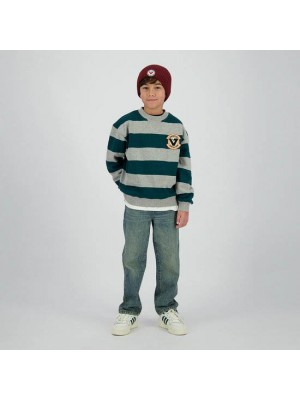 Vingino Nikos Sweater Dark jungle green | Freewear Nikos Sweater - www.freewear.nl - Freewear
