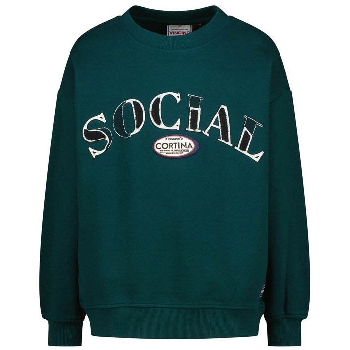 Vingino Novan Sweater Dark jungle green | Freewear Novan Sweater - www.freewear.nl - Freewear