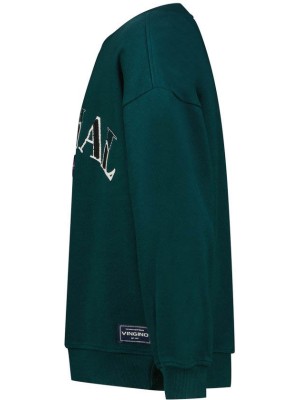 Vingino Novan Sweater Dark jungle green | Freewear Novan Sweater - www.freewear.nl - Freewear