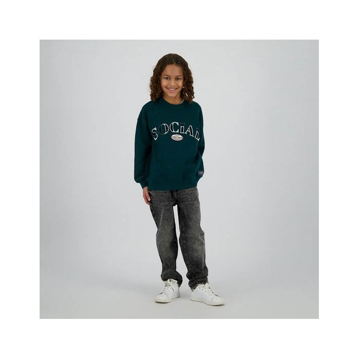 Vingino Novan Sweater Dark jungle green | Freewear Novan Sweater - www.freewear.nl - Freewear