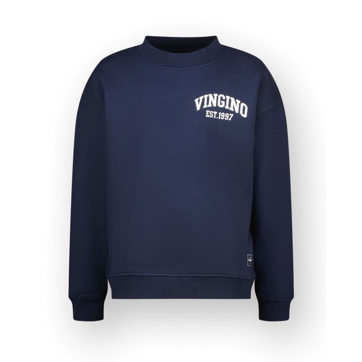 Vingino Icon-crew Sweater Dark Blue | Freewear Icon-crew Sweater - www.freewear.nl - Freewear