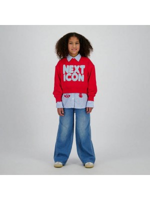 Vingino Nomee Sweater Fiery red | Freewear Nomee Sweater - www.freewear.nl - Freewear