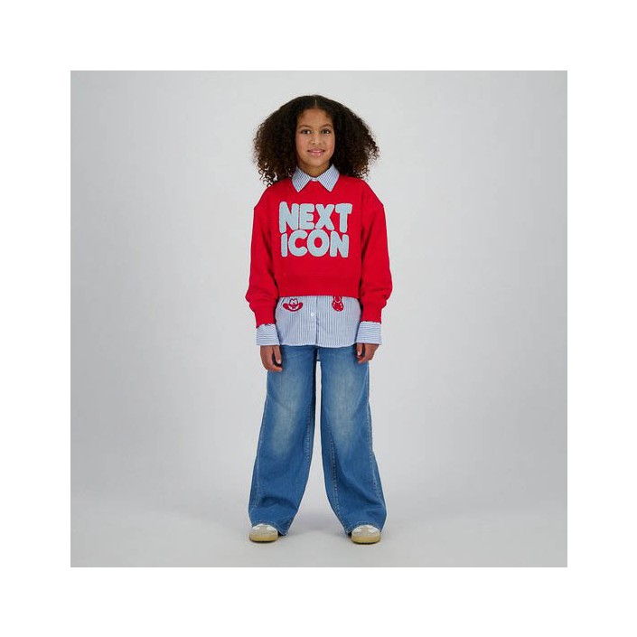 Vingino Nomee Sweater Fiery red | Freewear Nomee Sweater - www.freewear.nl - Freewear