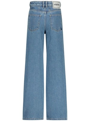 Vingino Cato Bow Jeans Mid Blue Wash | Freewear Cato Bow Jeans - www.freewear.nl - Freewear