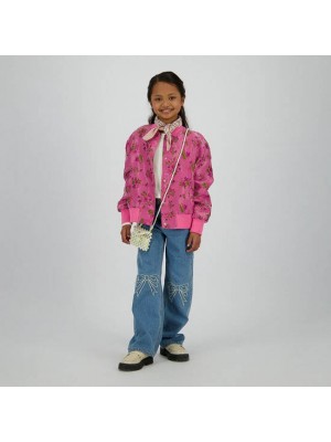 Vingino Cato Bow Jeans Mid Blue Wash | Freewear Cato Bow Jeans - www.freewear.nl - Freewear