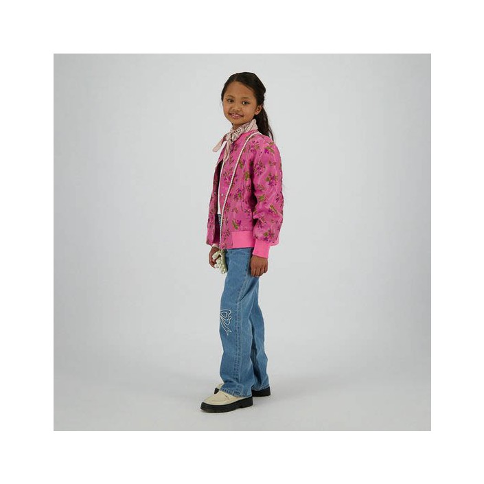 Vingino Cato Bow Jeans Mid Blue Wash | Freewear Cato Bow Jeans - www.freewear.nl - Freewear