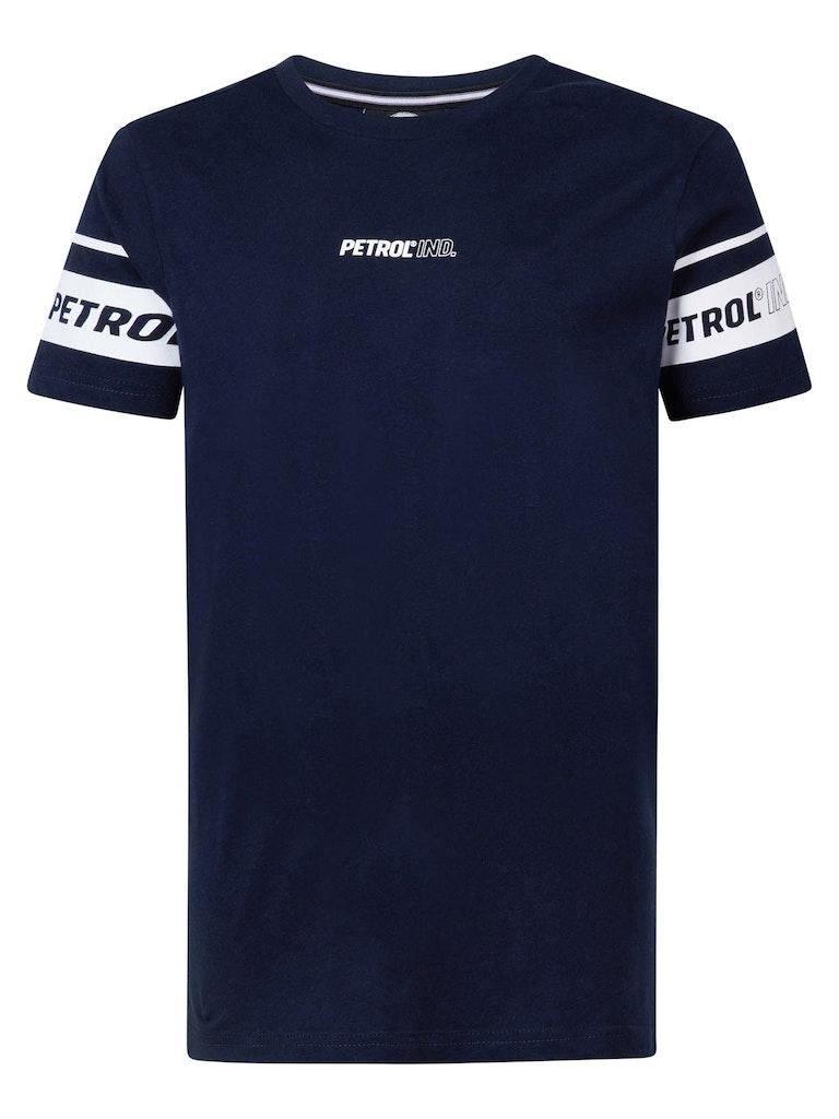 Petrol Industries - Jongens Logo T-shirt - Blauw - Maat 152