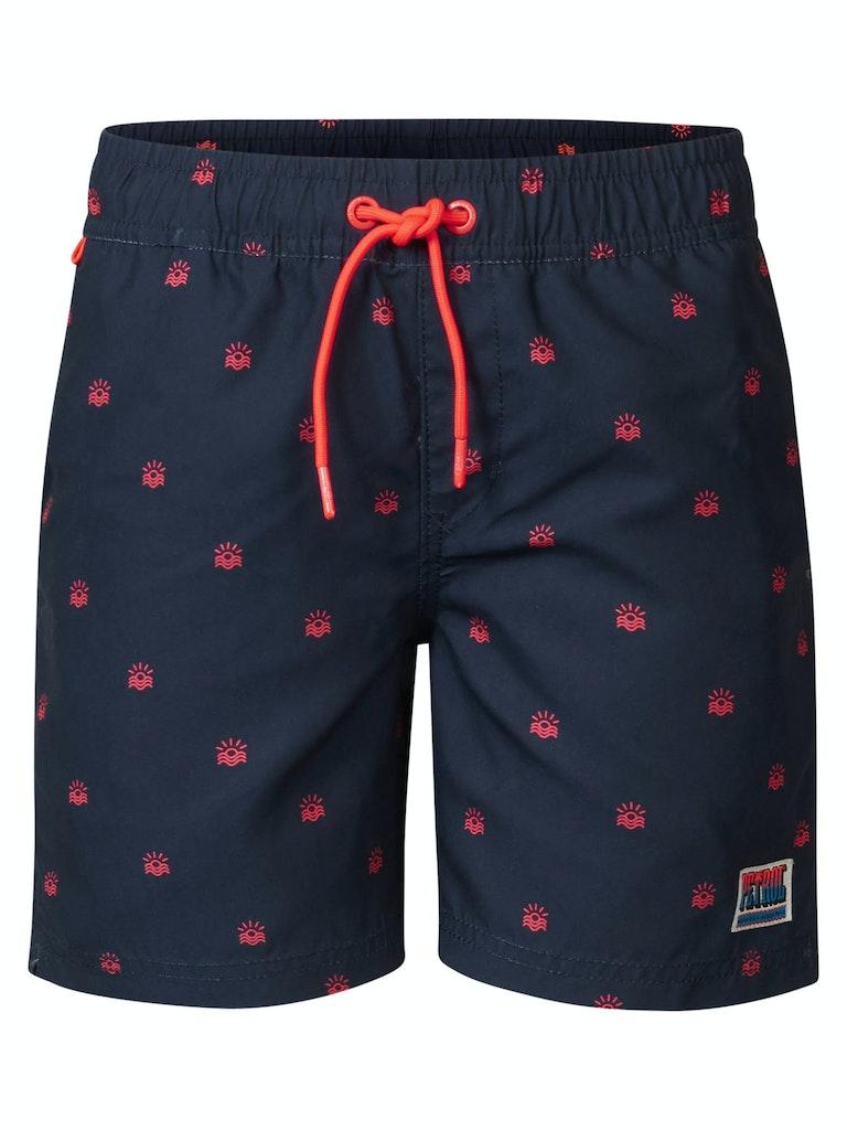 Petrol Industries - Jongens All-over Print Zwembroek Driftride - Blauw - Maat 164