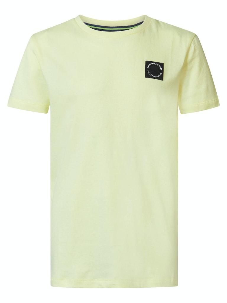 Petrol Industries - Jongens Logo T-shirt Sunkissed - Geel - Maat 128