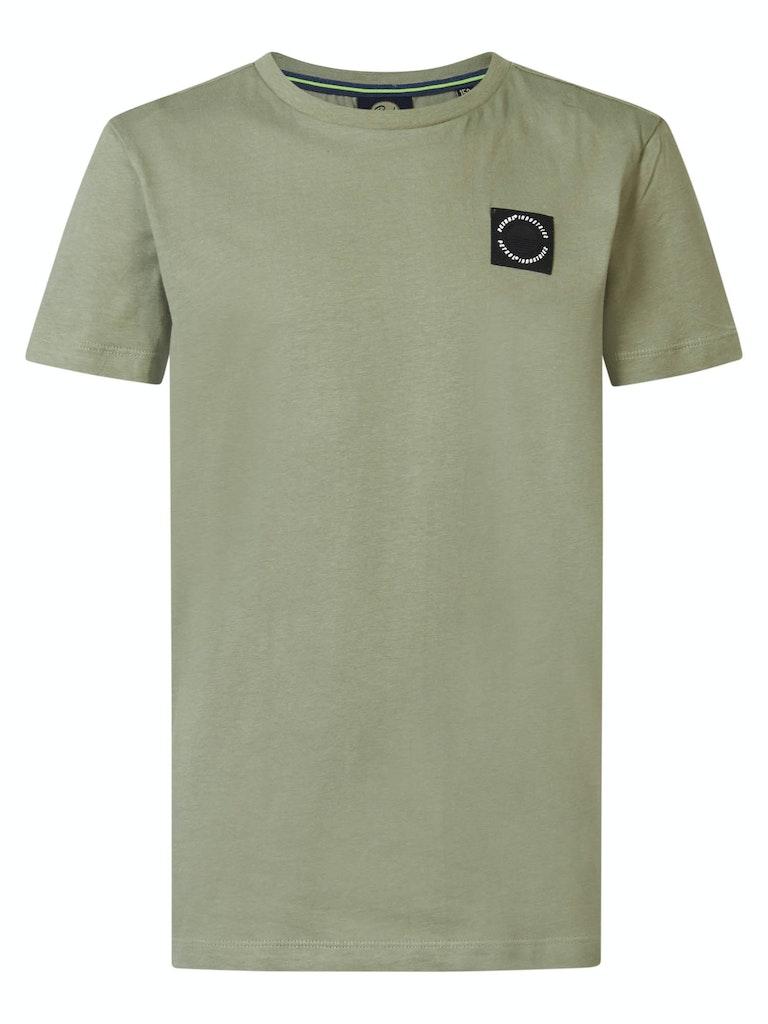 Petrol Industries - Jongens Logo T-shirt Sunkissed - Groen - Maat 152