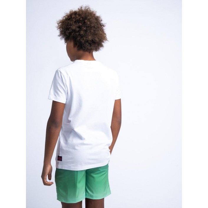 Petrol Industries Boys T-Shirt SS Round Neck Bright White | Freewear Boys T-Shirt SS Round Neck - www.freewear.nl - Freewear