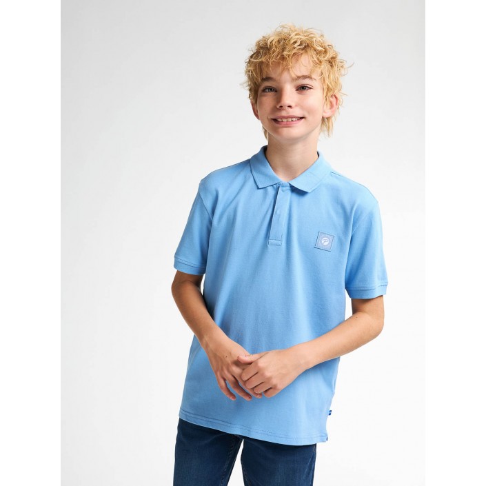 Petrol Industries Boys Polo Short Sleeve Cool Blue | Freewear Boys Polo Short Sleeve - www.freewear.nl - Freewear