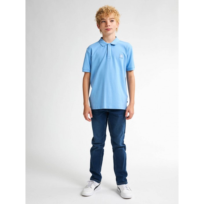 Petrol Industries Boys Polo Short Sleeve Cool Blue | Freewear Boys Polo Short Sleeve - www.freewear.nl - Freewear