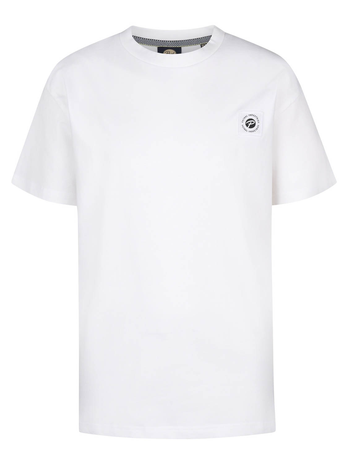 Petrol Industries - Jongens Logo T-shirt Seaview - Wit - Maat 176
