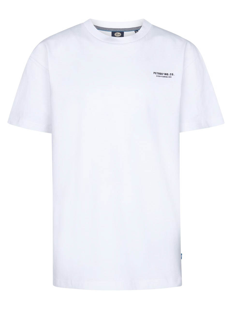 Petrol Industries - Jongens Backprint T-shirt Nautical - Wit - Maat 164