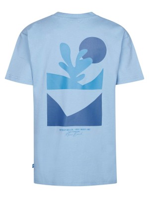 Petrol Industries Boys T-Shirt SS Cool Blue | Freewear Boys T-Shirt SS - www.freewear.nl - Freewear