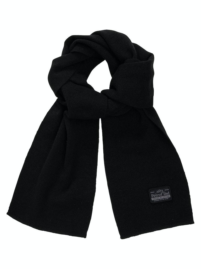 Petrol Industries Fine-knit Scarf Havre Dark Black - OS