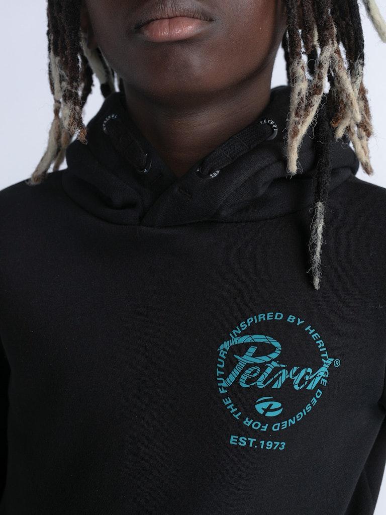 Petrol Industries Casual Hoodie Des Plaines Dark Black - 164