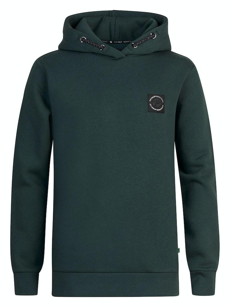 Petrol Industries - Jongens Comfortabele Hoodie Shishmaref - Groen - Maat 164