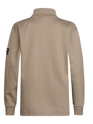 Petrol Industries Boys Sweater Collar Dusty Brown | Freewear Boys Sweater Collar - www.freewear.nl - Freewear