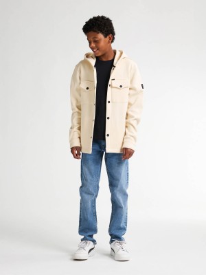 Petrol Industries Boys Sweater Hooded Raw Sand | Freewear Boys Sweater Hooded - www.freewear.nl - Freewear