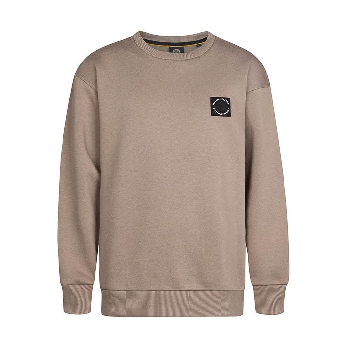 Petrol Industries Boys Sweater Round Neck Dusty Brown | Freewear Boys Sweater Round Neck - www.freewear.nl - Freewear