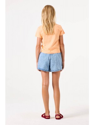 Garcia B52401_girls T-shirt ss 4017-coral kiss | Freewear B52401_girls T-shirt ss - www.freewear.nl - Freewear
