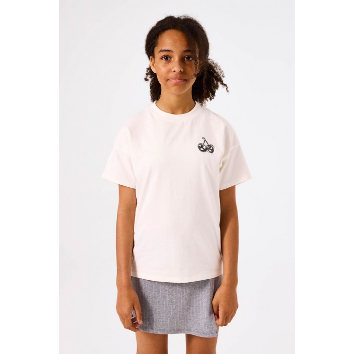 Garcia B52403_girls T-shirt ss 53-off white | Freewear B52403_girls T-shirt ss - www.freewear.nl - Freewear