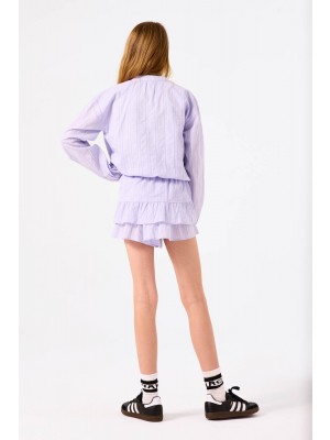 Garcia B52432_girls shirt ls 6331-sweet lilac | Freewear B52432_girls shirt ls - www.freewear.nl - Freewear