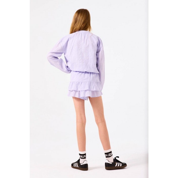 Garcia B52432_girls shirt ls 6331-sweet lilac | Freewear B52432_girls shirt ls - www.freewear.nl - Freewear