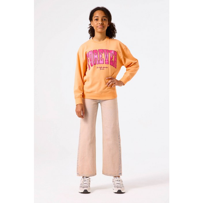 Garcia B52460_girls sweat 4017-coral kiss | Freewear B52460_girls sweat - www.freewear.nl - Freewear