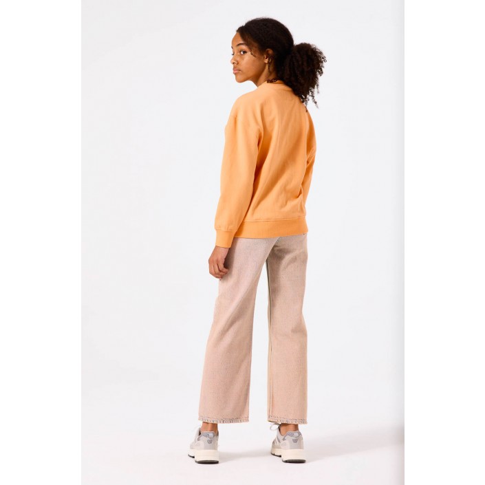 Garcia B52460_girls sweat 4017-coral kiss | Freewear B52460_girls sweat - www.freewear.nl - Freewear
