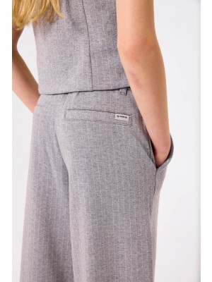 Garcia B52526_girls pants 123-mid grey melee | Freewear B52526_girls pants - www.freewear.nl - Freewear