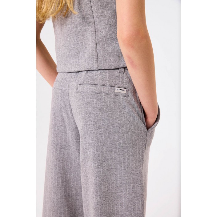 Garcia B52526_girls pants 123-mid grey melee | Freewear B52526_girls pants - www.freewear.nl - Freewear