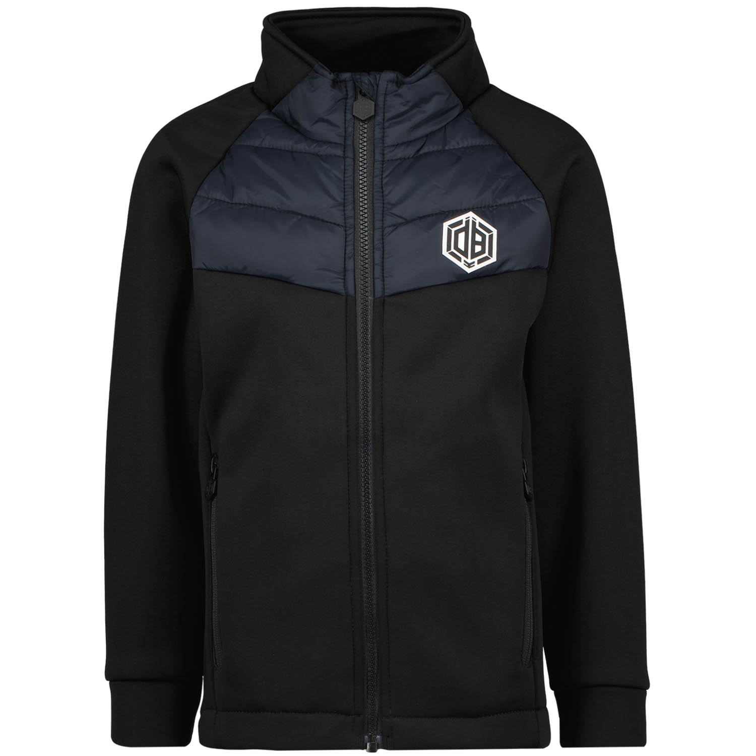 Vingino Daley Blind jongens vest Toucan Deep Black