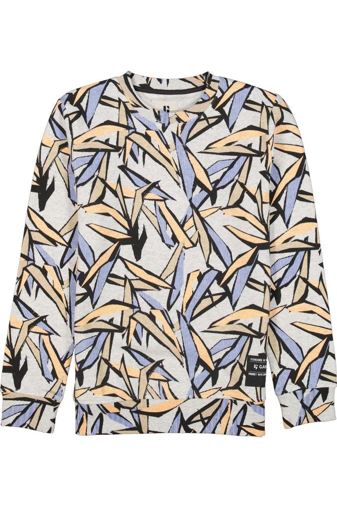 Grijs gemêleerde sweater