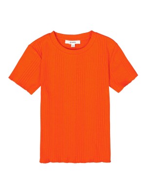 Garcia C52602_girls T-shirt ss 6095-manderin red | Freewear C52602_girls T-shirt ss - www.freewear.nl - Freewear