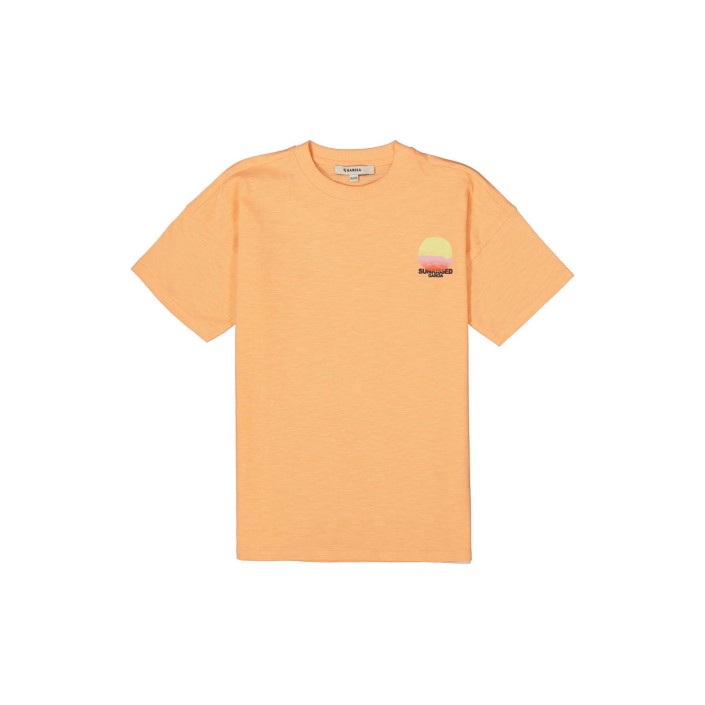 Garcia C52606_girls T-shirt ss 4017-coral kiss | Freewear C52606_girls T-shirt ss - www.freewear.nl - Freewear