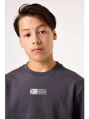 Garcia C53604_boys T-shirt ss 8384-charcoal | Freewear C53604_boys T-shirt ss - www.freewear.nl - Freewear