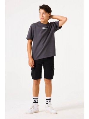 Garcia C53604_boys T-shirt ss 8384-charcoal | Freewear C53604_boys T-shirt ss - www.freewear.nl - Freewear
