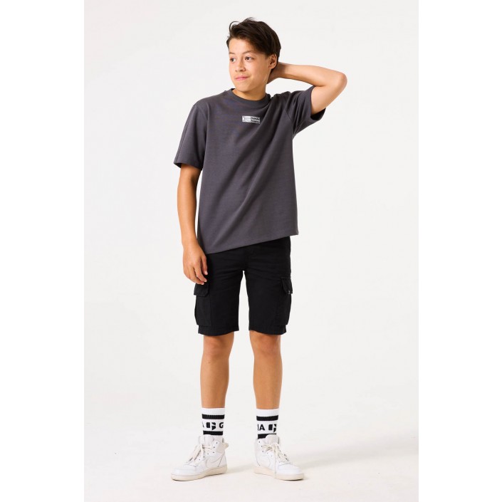 Garcia C53604_boys T-shirt ss 8384-charcoal | Freewear C53604_boys T-shirt ss - www.freewear.nl - Freewear
